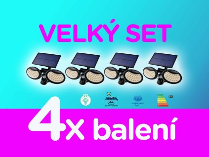 solarni led svetlo ufo 30w 56 led 4 baleni f2