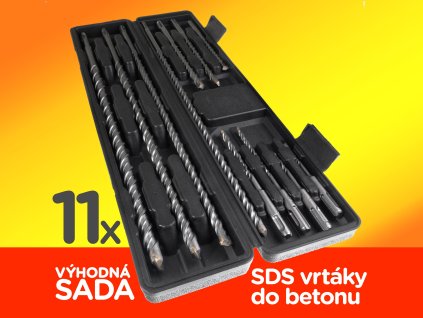 vrtaky do betonu velka sada 11 kusu f4c