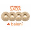 set 4ks kotouc na drevo rasple flexka f2