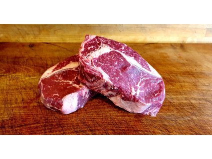 Beef rib-eye steak