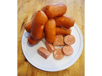Czech BBQ sausage (špekáček)