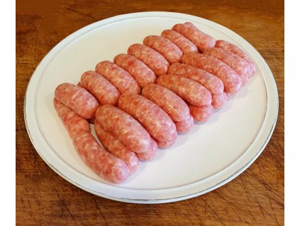 Premium pork sausages - cocktail size