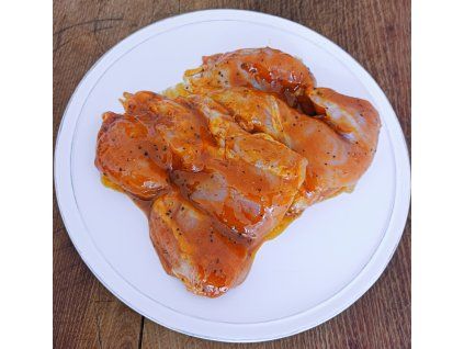 Marinated boneless chicken legs - herbs/spicy