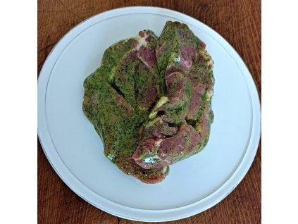 Marinated pork spare rib chops (herbs)