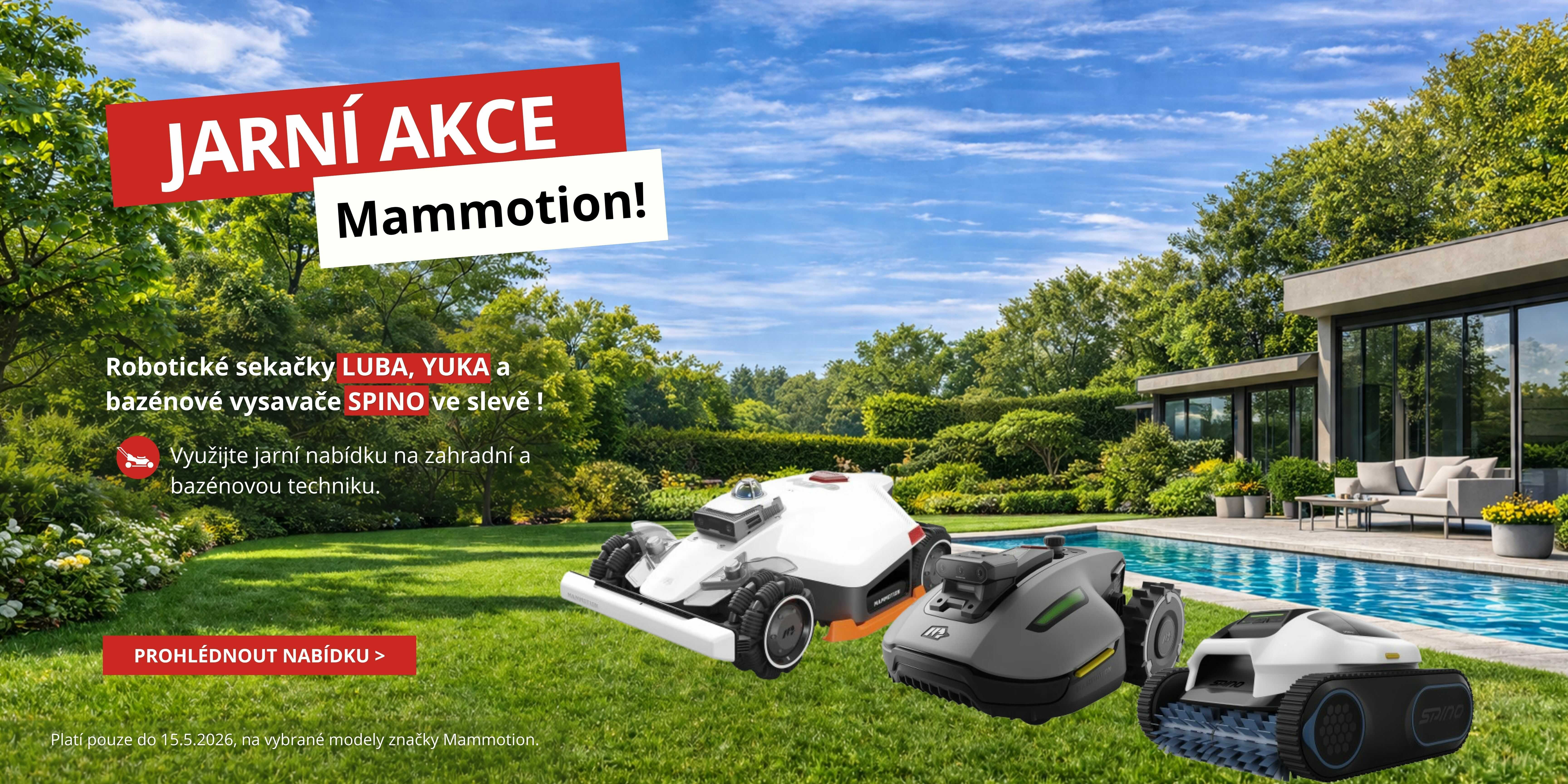 Jarní akce Mammotion