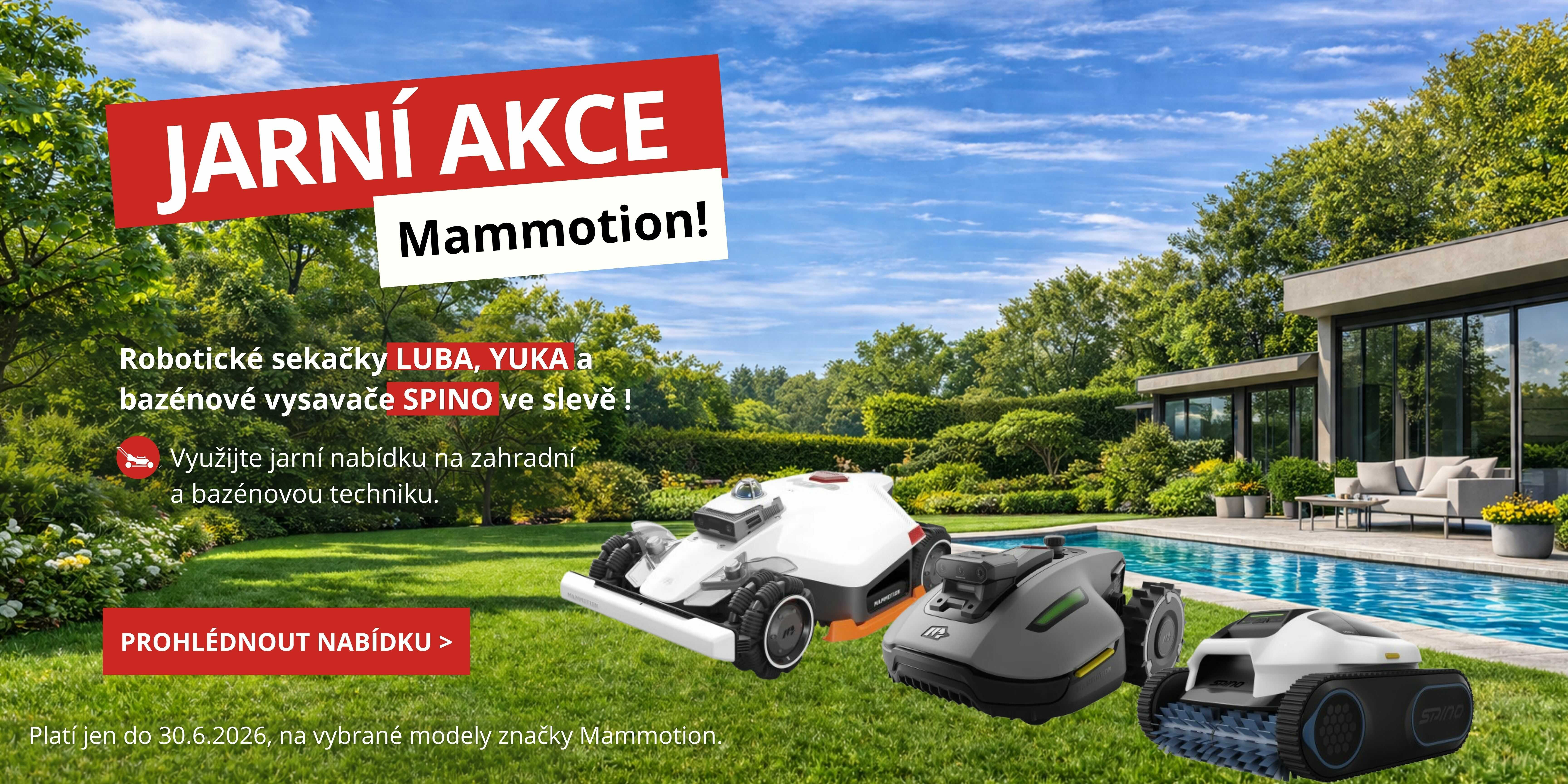 Jarní akce Mammotion