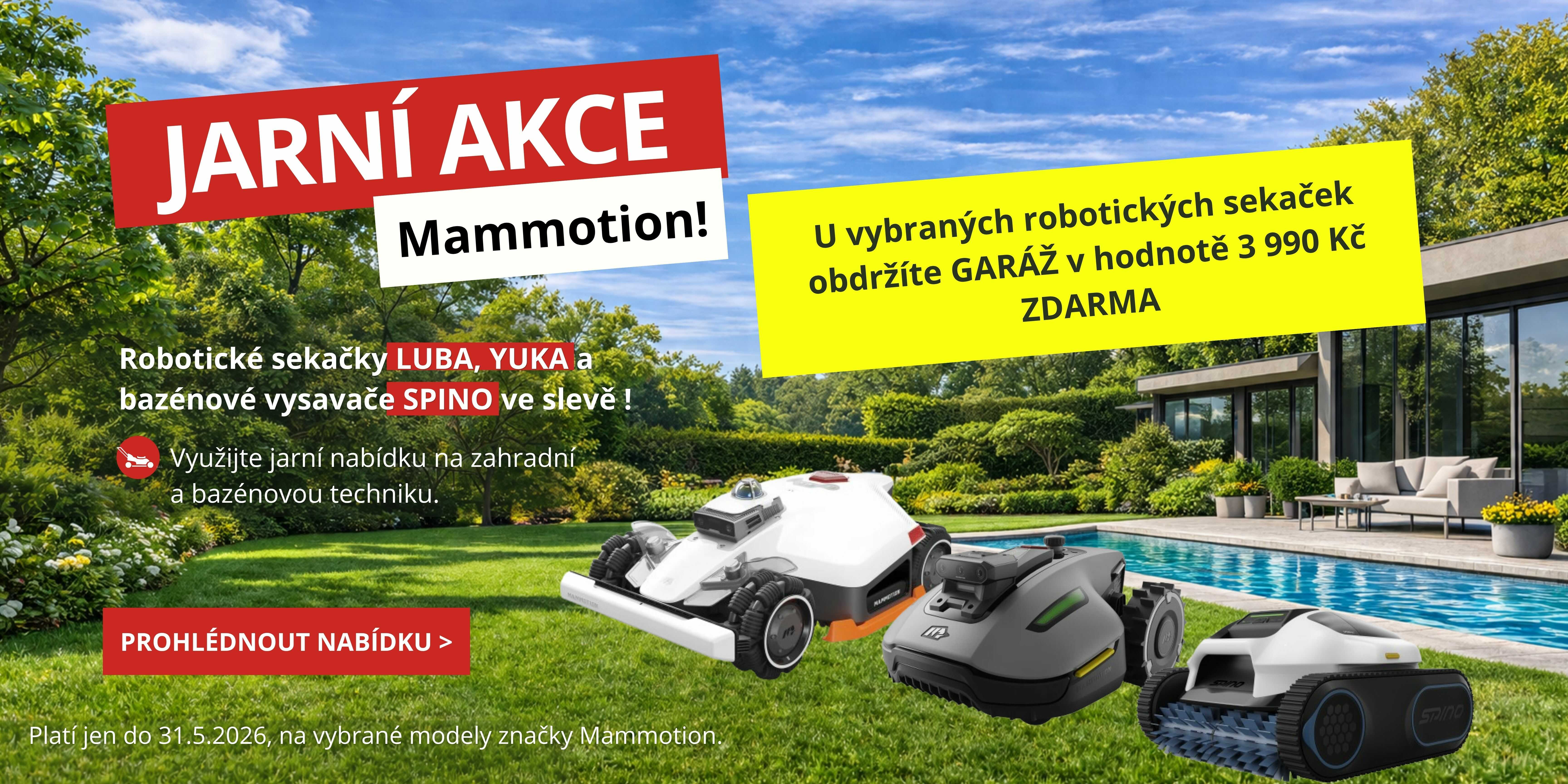 Jarní akce Mammotion