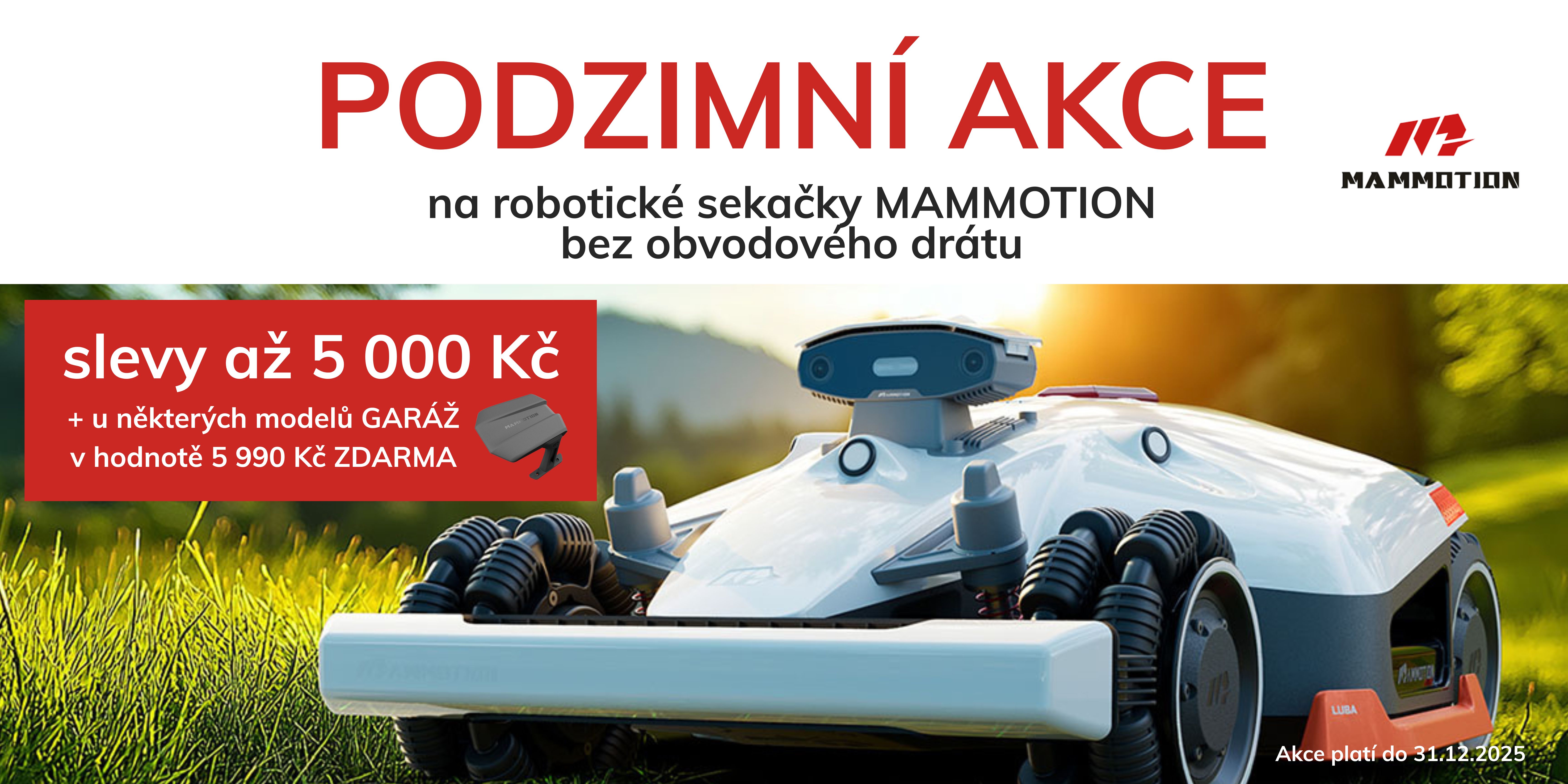 Podzimní akce mammotion 2025