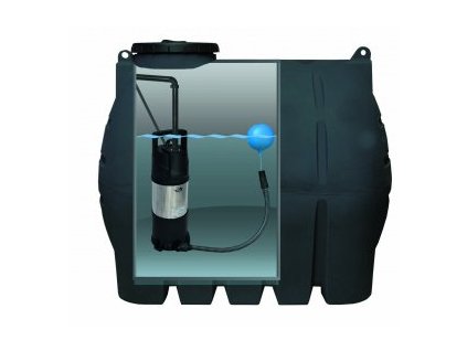 AQUACUP podzemní stanice na dešťovou vodu RAIN SYSTEM HZ-EC 5000