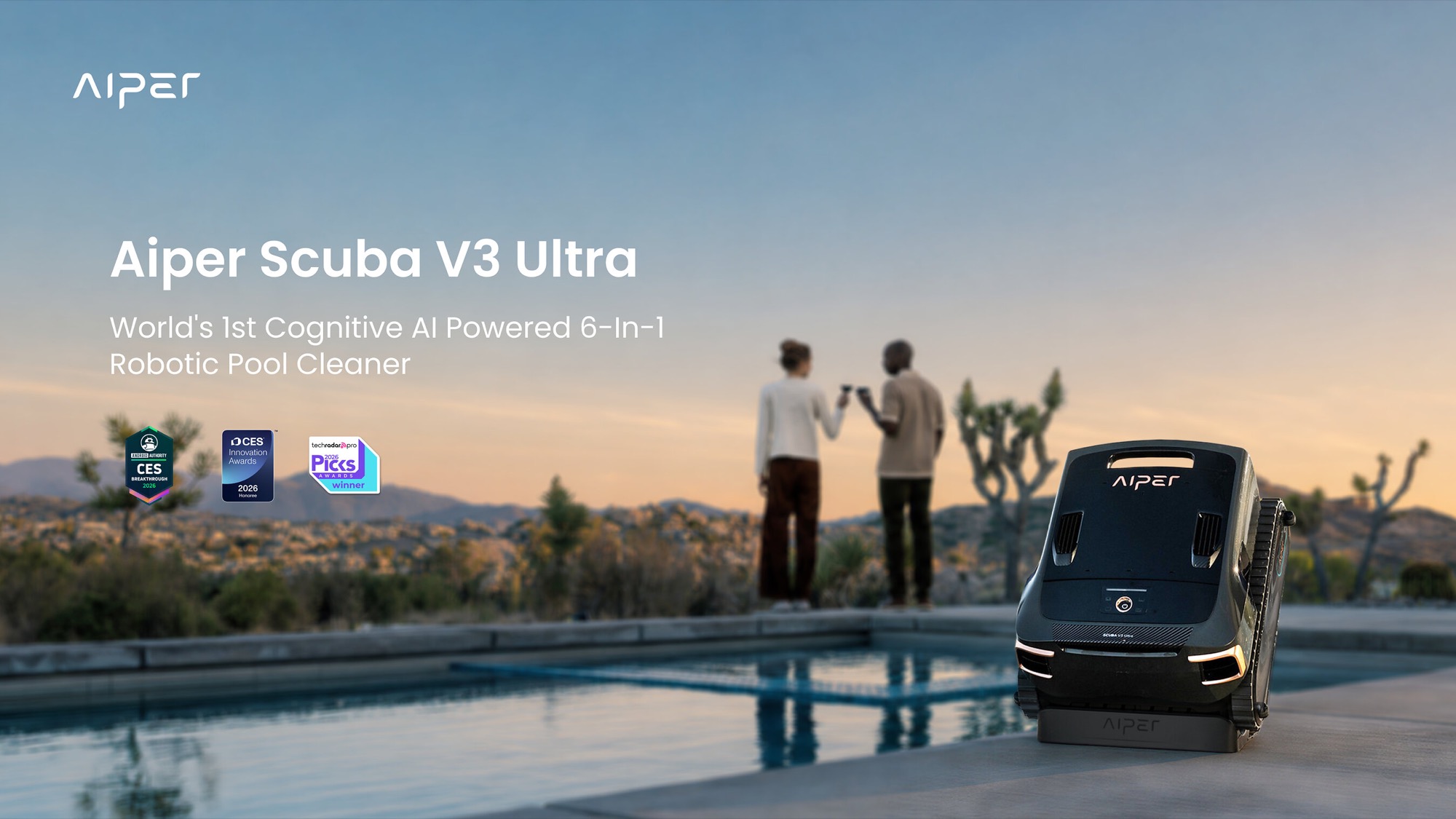Aiper Scuba V3 Ultra na IFA 2026: bazén jako součást chytré zahrady