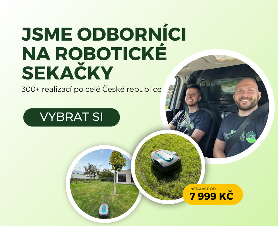 Robotické sekačky a profesionální instalace po celé České republice