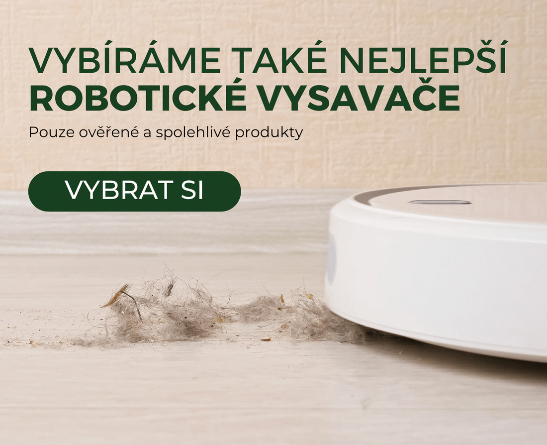 Robotický vysavač při úklidu nečistot a zvířecích chlupů