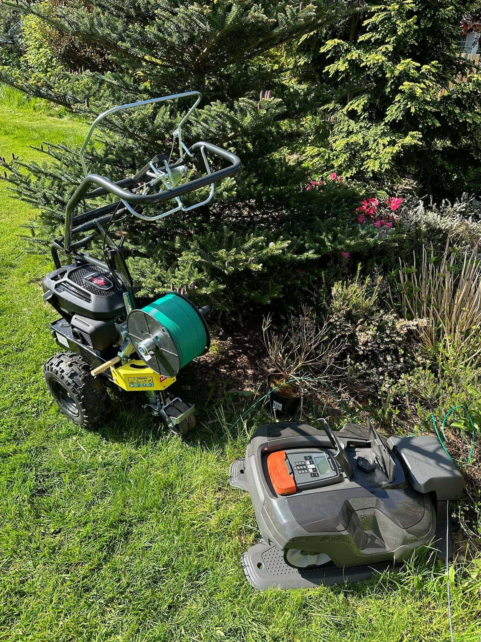Instalace robotické sekačky Husqvarna v Liberci