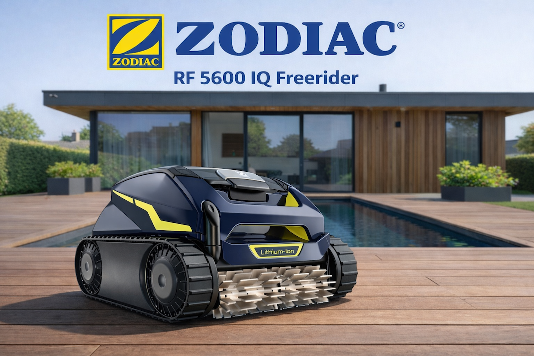 Zodiac RF 5600 iQ Freerider: proč je to nejprodávanější bazénový robot vyšší třídy na Robotpoolu