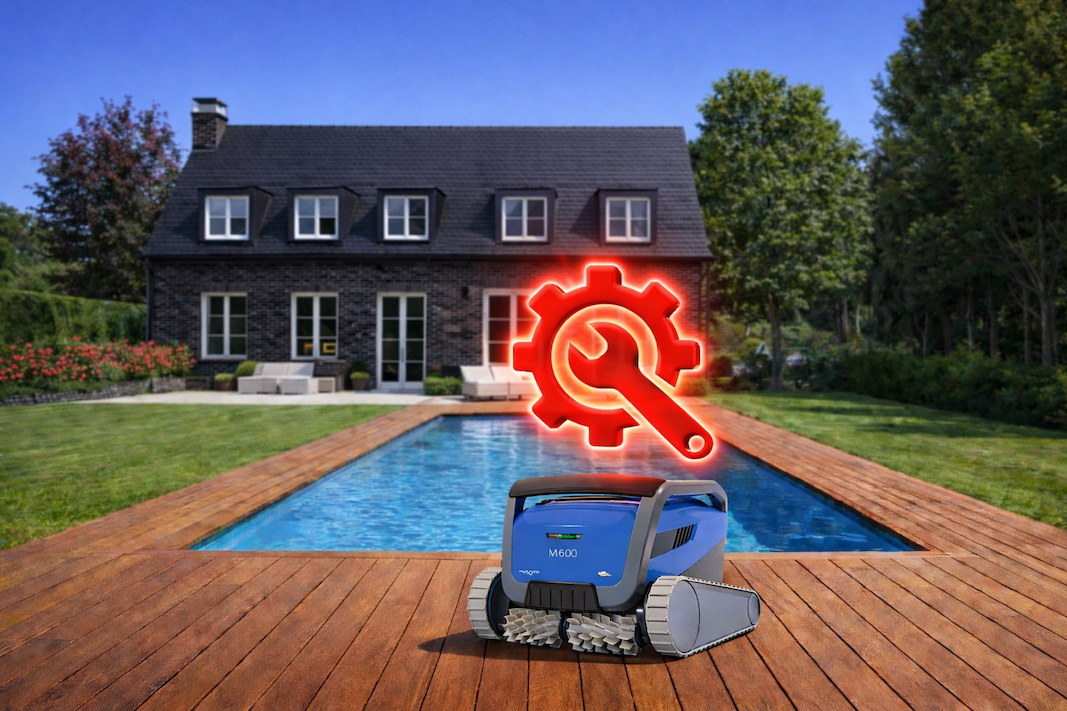 Nejčastější poruchy bazénových robotických vysavačů – zkušenosti z našeho servisu