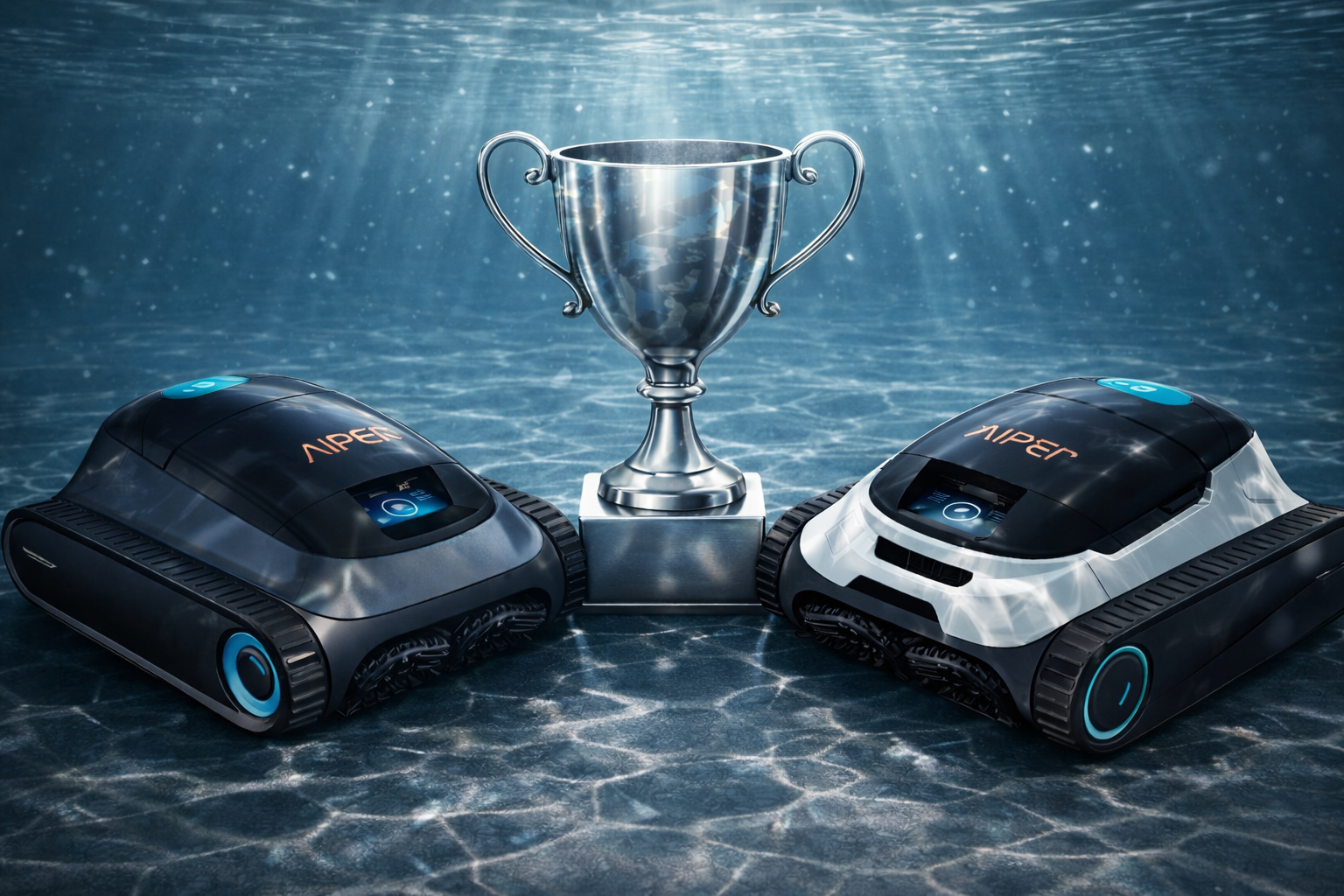 Aiper Scuba S1, Aiper Scuba N1 a vítězný pohár na dně bazénu