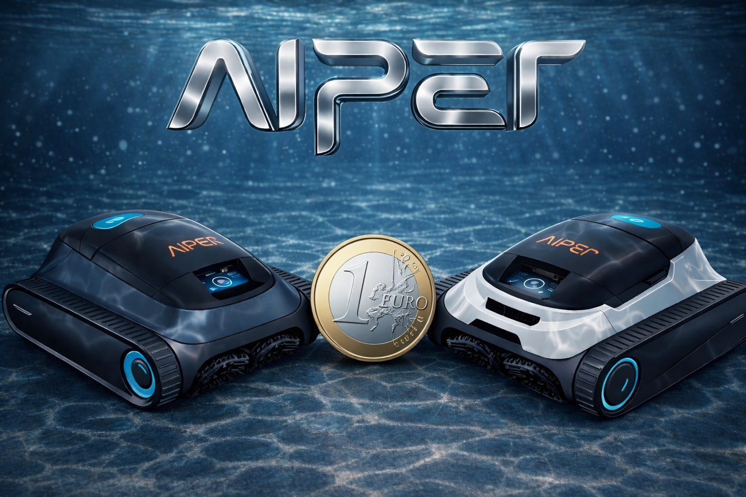 Aiper Scuba S1, Aiper Scuba N1 a 1€ mince na dně bazénu