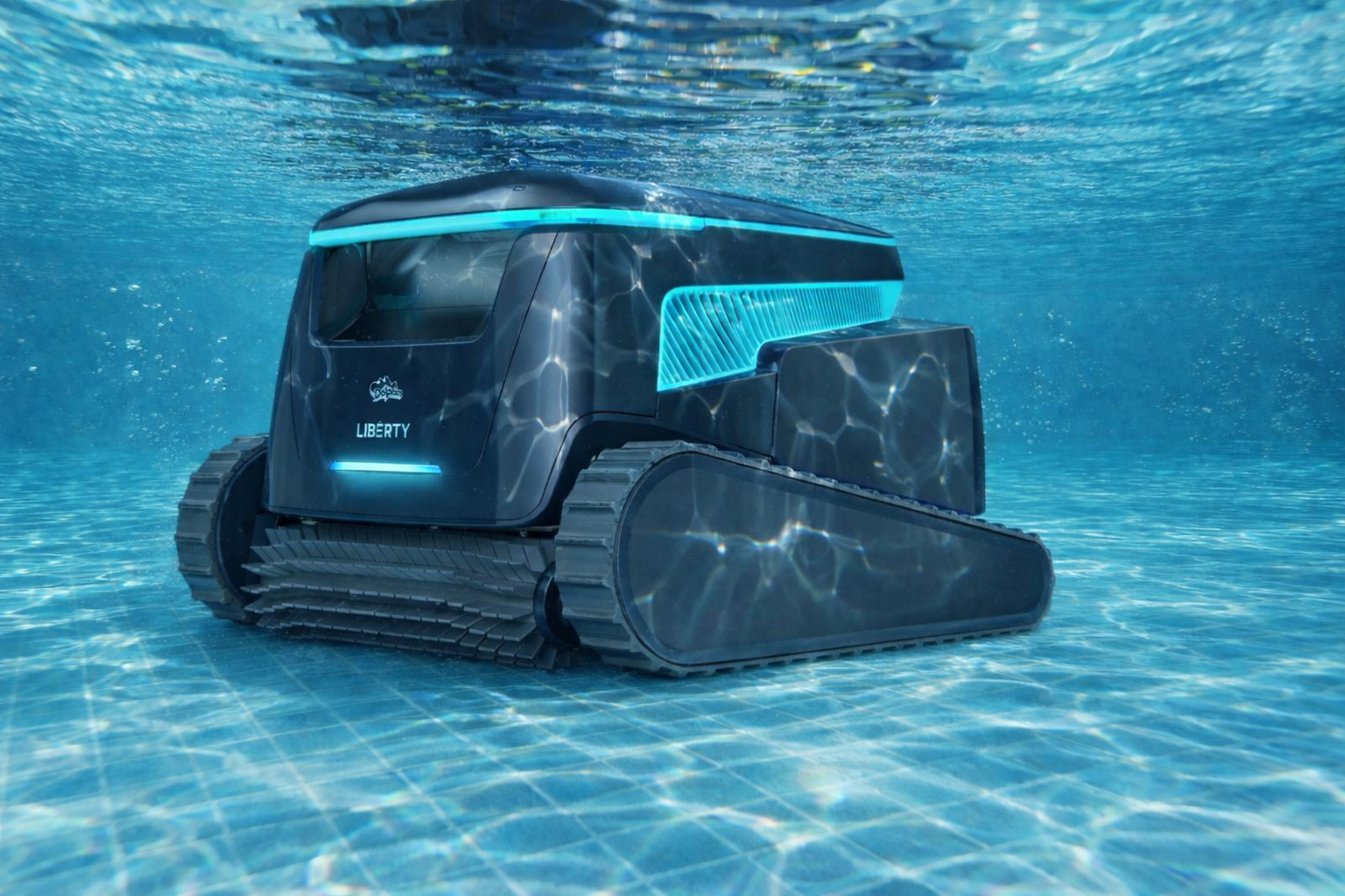 Robotický vysavač Dolphin Liberty 600 na dně bazénu