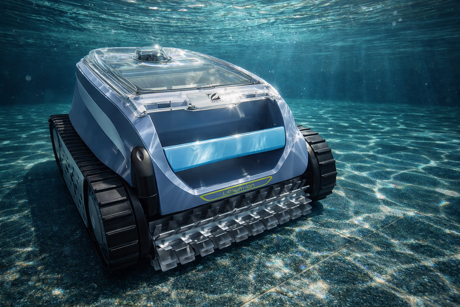 Bazénový robot Zodiac OF 42iQ čistí dno bazénu