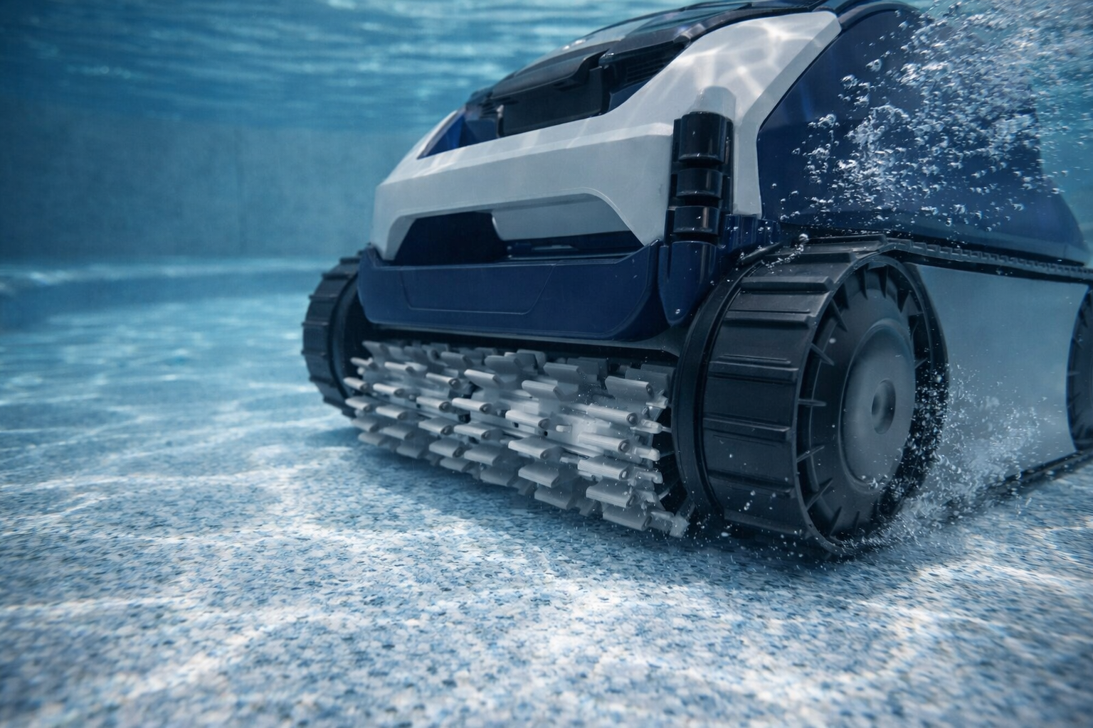 Robotický bazénový vysavač Zodiac RE 4600iQ Voyager při čištění dna