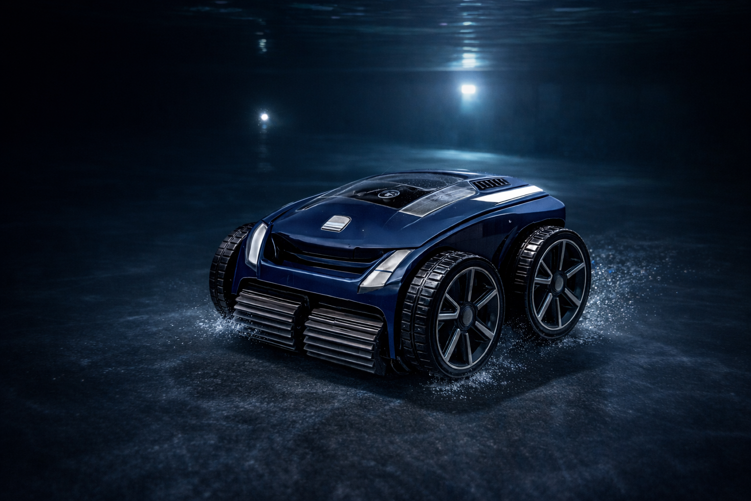 Robotický bazénový vysavač Zodiac RA 6800iQ Alpha při čištění dna