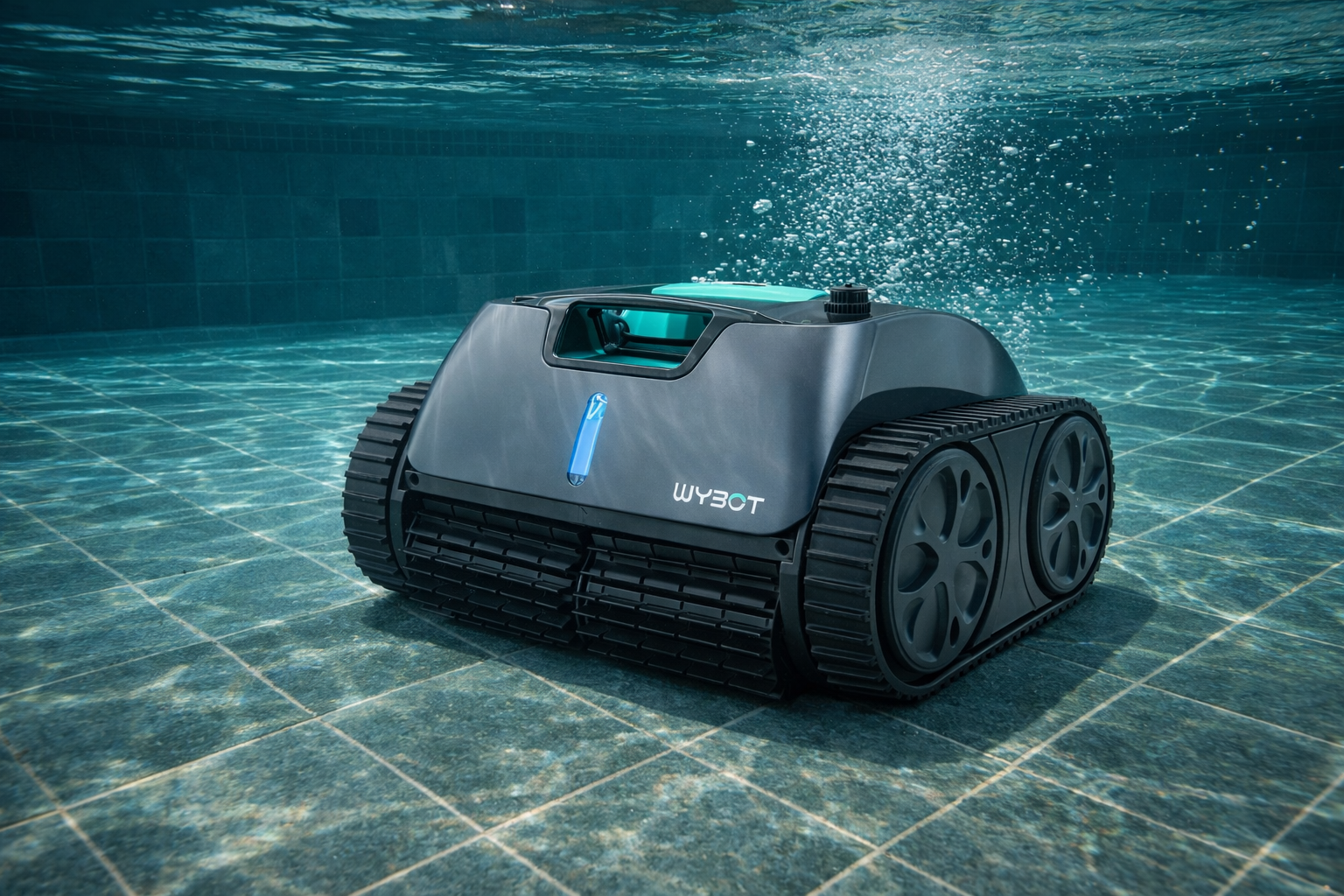 Robotický bazénový Wybot C1 PRO při čištění dna