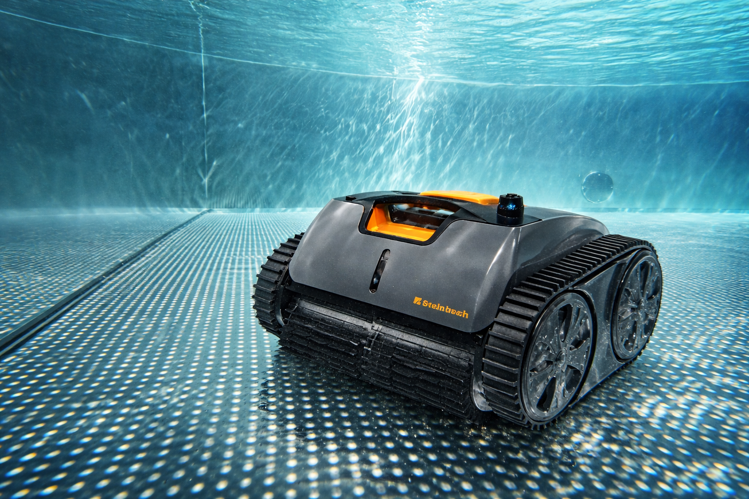 Steinbach Poolrunner SMART RXB 450 při čištění dna