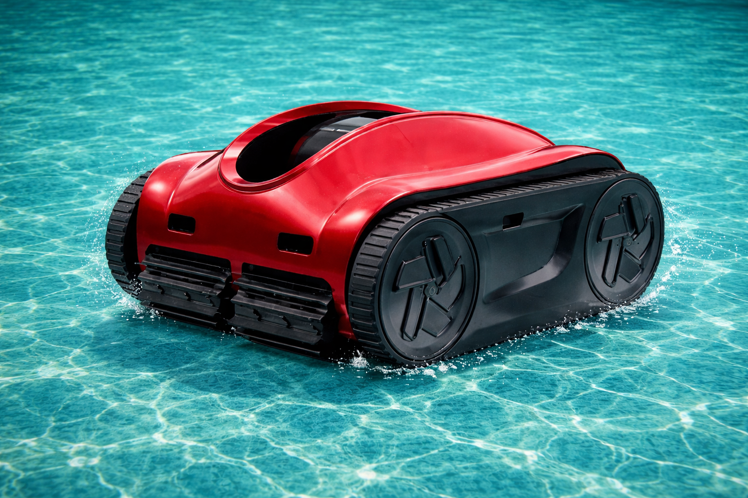 Robotický vysavač Fairland K120 v bazénu