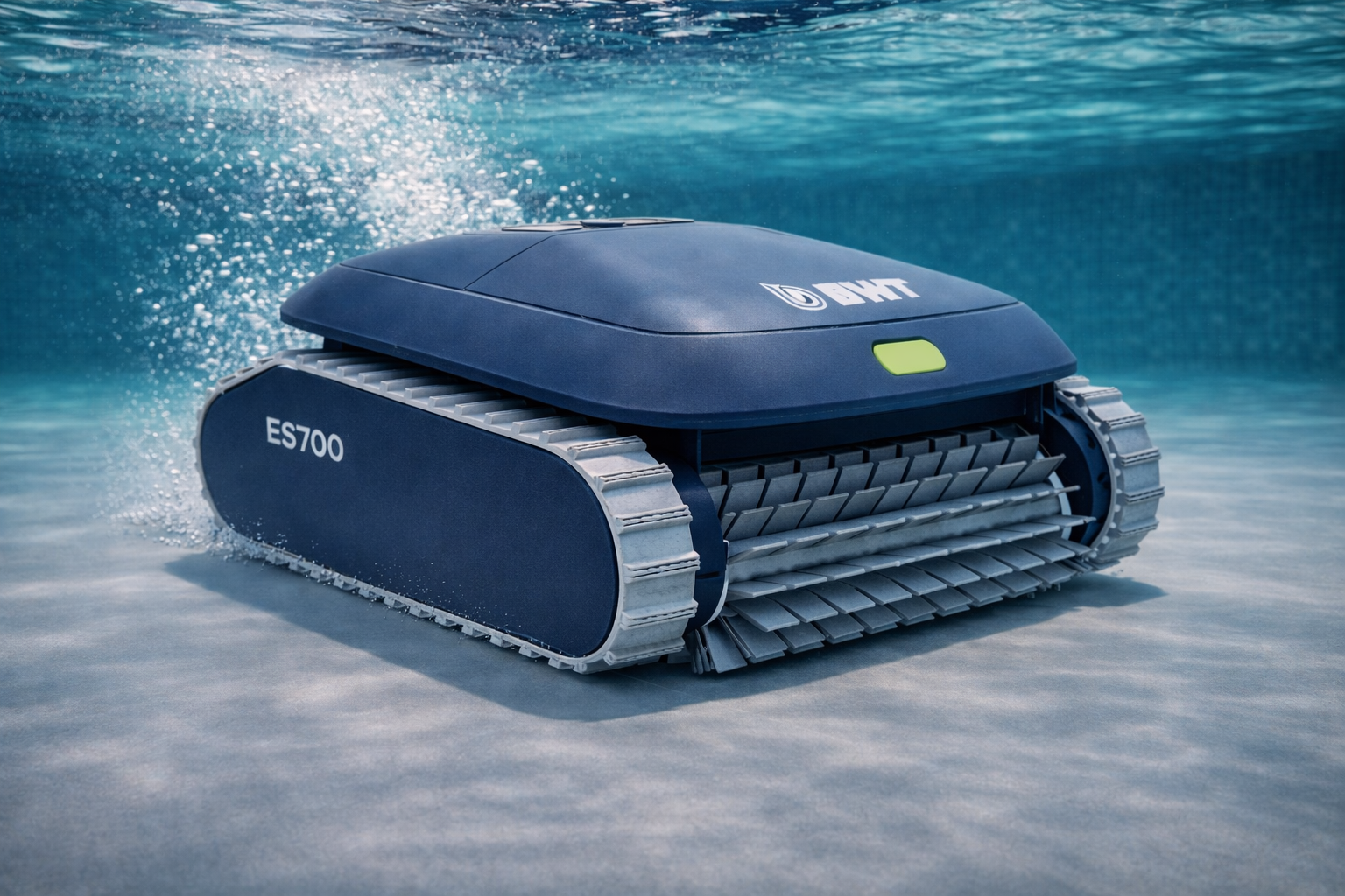 Robotický bazénový vysavač BWT ES 700 čistí dno