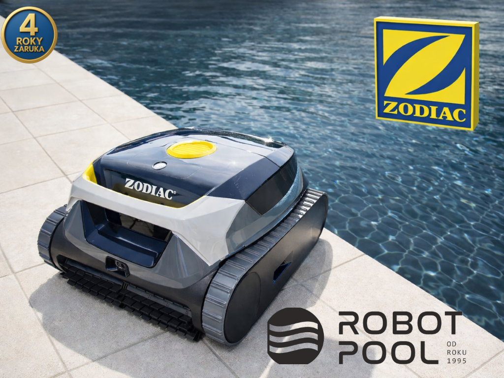 Robotický bazénový vysavač Zodiac Freedom Lite na břehu bazénu