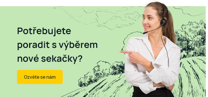 Výběr robotické sekačky