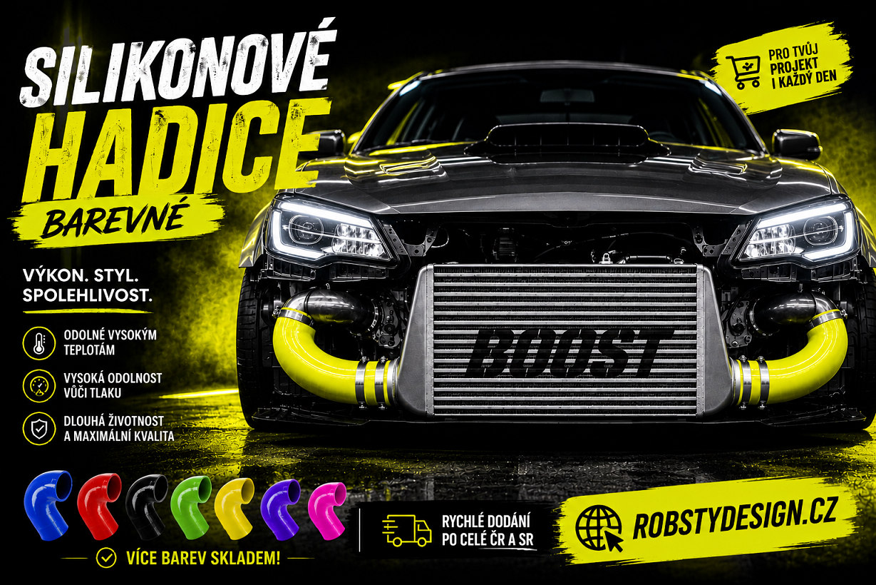 silikonové hadice motoru