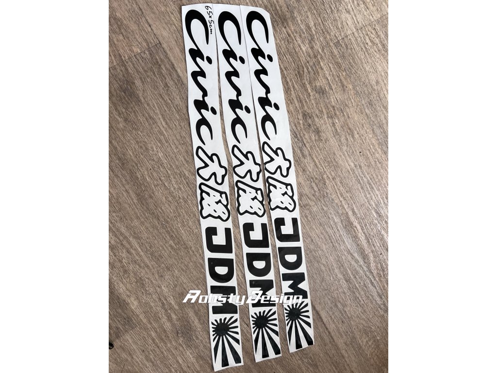 Samolepka Civic JDM -VÝPRODEJ