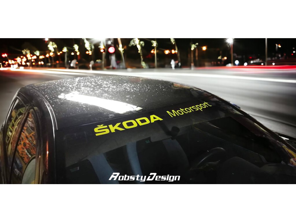 Samolepka Škoda motorsport