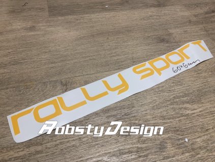 Samolepka RALLY sport -VÝPRODEJ