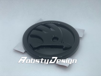 1škoda logo lesklé černé