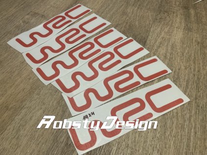 wrc samolepka