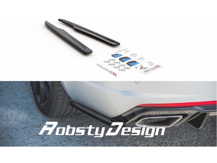 Maxton Design boční difuzory pod zadní nárazník ver.2 pro Škoda Octavia RS Mk3