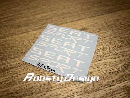 Samolepka SEAT sport malý  -VÝPRODEJ