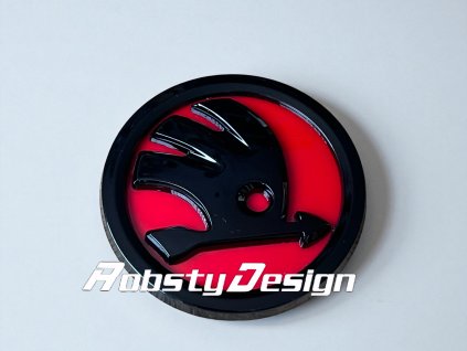 znak škoda červený