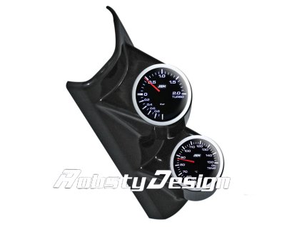 drzak na dva palubni pristroje o prumeru 52 mm na a sloupek 2