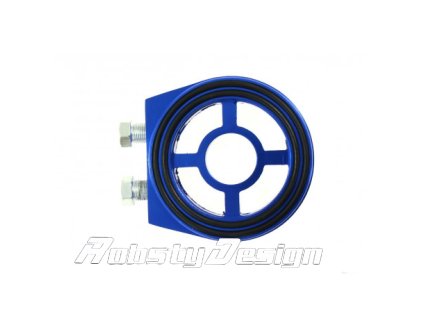 adapter pod olejovy filtr na pripojeni snimacu modrý