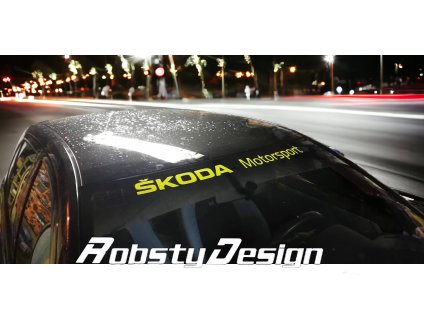 Samolepka Škoda motorsport