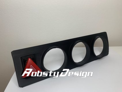 Držák budíků trojitý střed palubky Octavia mk1 plný