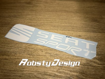Samolepka SEAT sport NÁPIS  -VÝPRODEJ