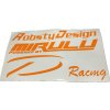 samolepka racing oranž