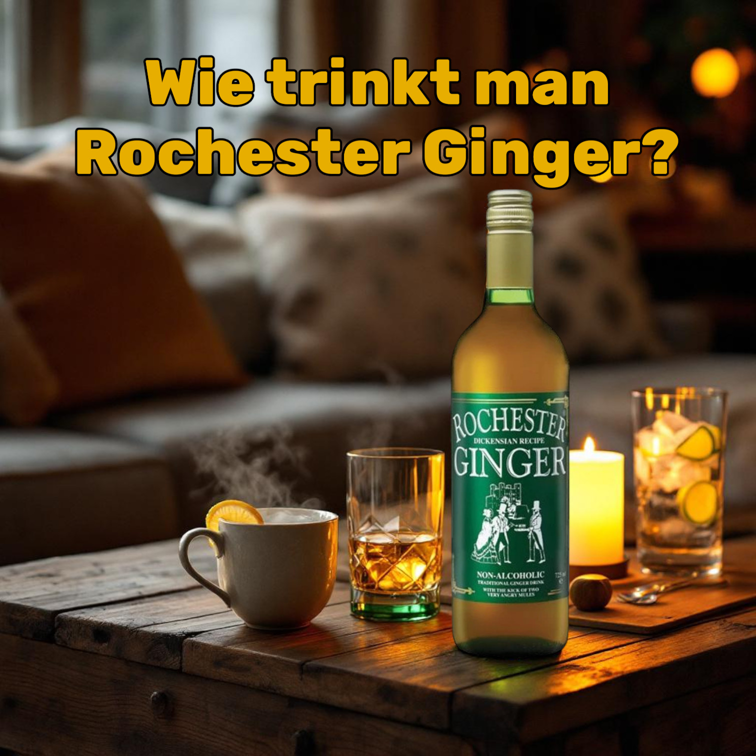 Wie trinkt man Rochester Ginger?