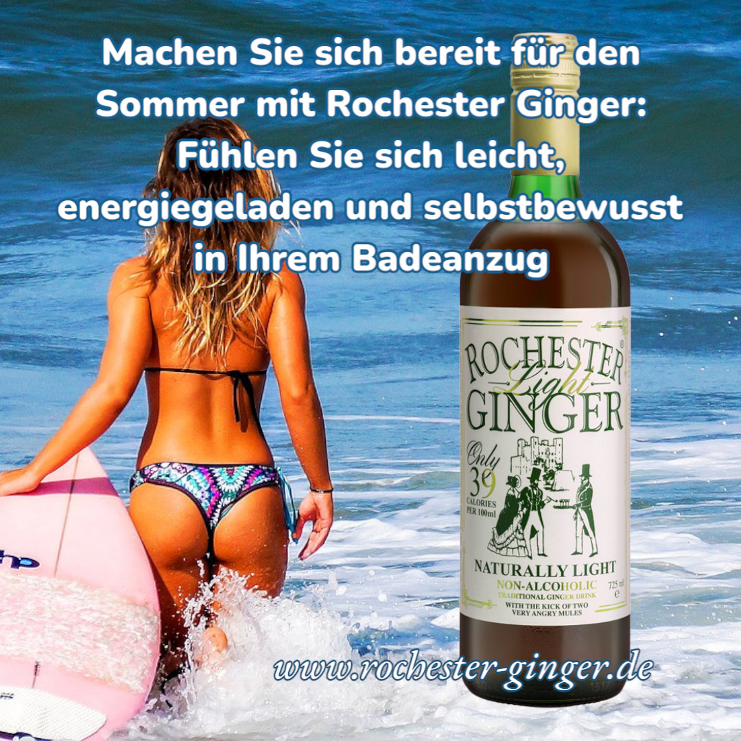 Rochester Ginger – Sommerlicher Wellness-Elixier für Gesundheit, Figur und Immunsystem