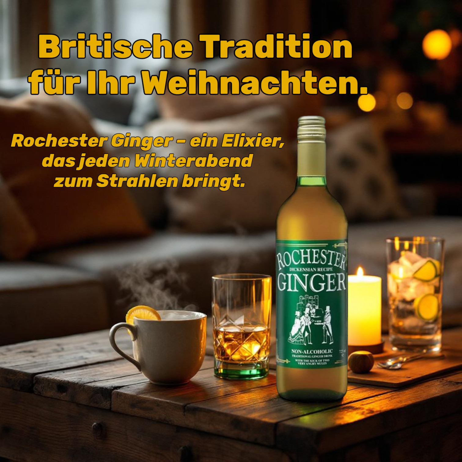 Rochester Ginger – ein Elixier, das jeden Winterabend zum Strahlen bringt.