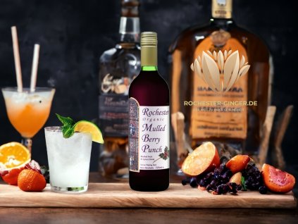 Rochester Organic Mulled Berry Punch – Bio Getränk, 725 ml